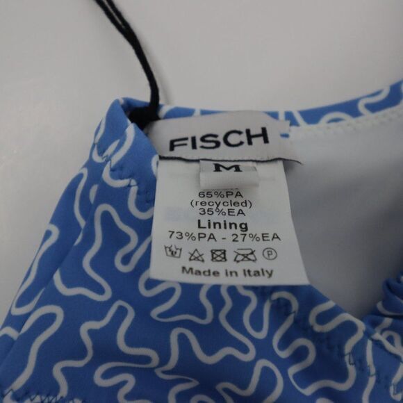 NEW FISCH Colombier Square Neck Bikini Top, Blue, Medium - Picture 7 of 10